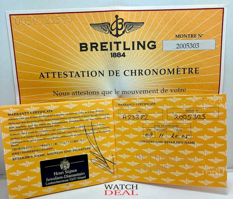 Breitling Navitimer FULL SET 2005, wie neu