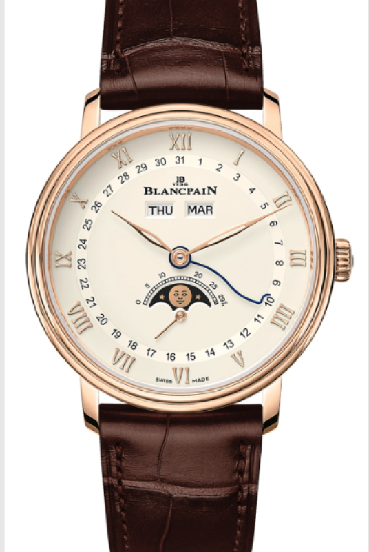 Shop for New 6264 3642 55B Blancpain Villeret Quantième Complet Watches at low prices at Watchdeal®