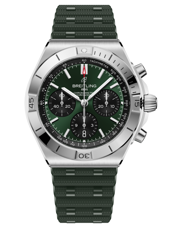 Breitling Chronomat B01 42 AB0158101L1S1 grünes Zifferblatt