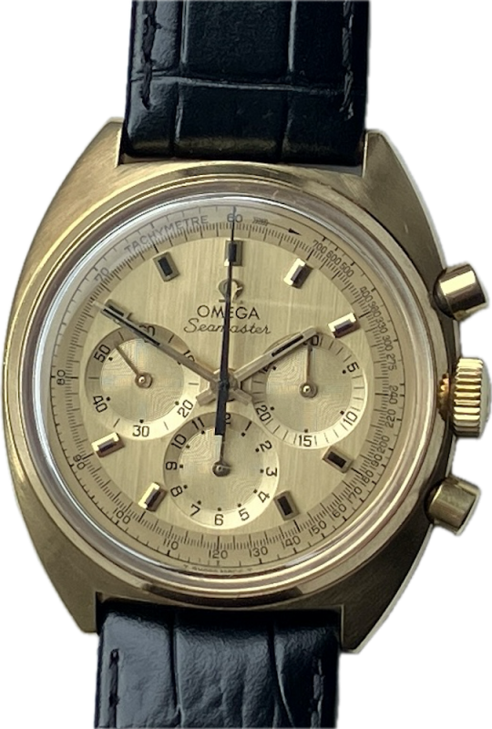 Omega Seamaster Chronograph Cal.321  18 Kt.Gold incl. warranty papers 1968
