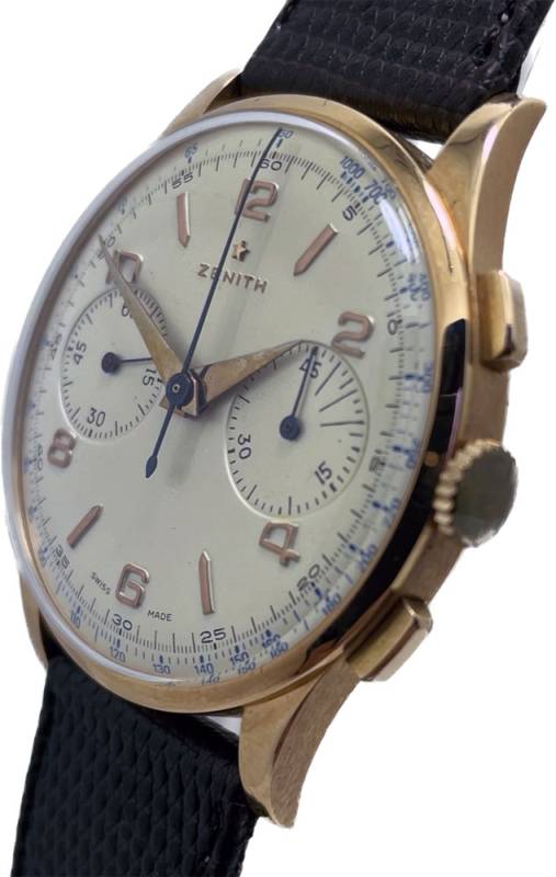 Zenith Chrono in Rosegold Cal.156