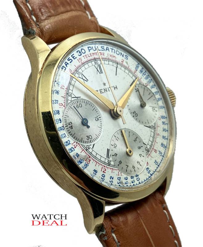 Zenith Chrono 18 Kt. Gelbgold Kaliber 146HP