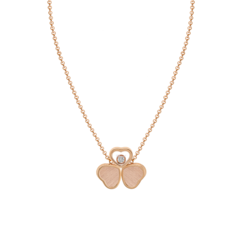 Chopard Happy Hearts Halskette mit Anhänger 81A083-5711
