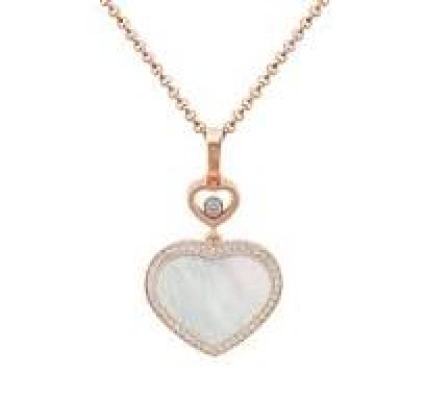 Chopard Happy Hearts Halskette mit Anhänger 797482-5101