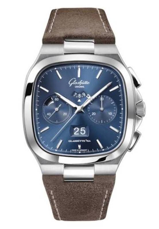Glashütte Original Seventies Chronograph Panoramadate 1-37-02-08-02-62 Watchdeal