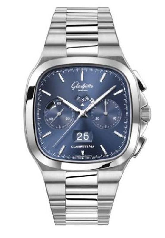 Glashütte Original Seventies Chronograph Panoramadate 1-37-02-08-02-70 Watchdeal