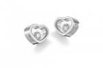 83A086-1092 Chopard My Happy Hearts Stud Earrings